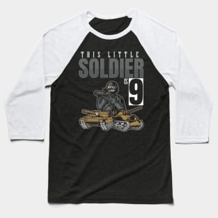 9 Soldier Camouflage Baseball T-Shirt